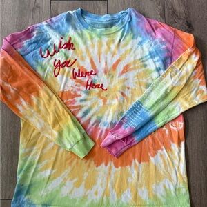 Travis Scott Astroworld Tour Tie-Dye Long Sleeve Tee